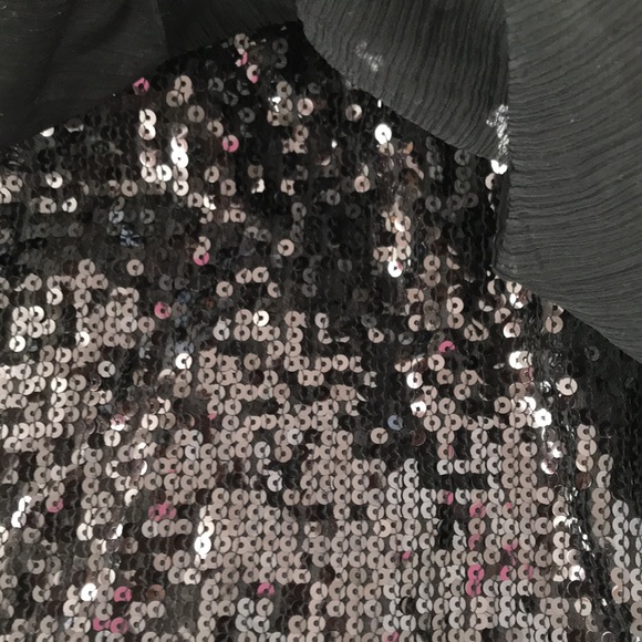 Black Free People Sequinned Mini Skirt - Picture 6 of 9